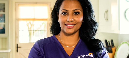 An Enhabit employee